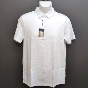Charles Tyrwhitt Plain Jersey Cotton Men's Polo T Shirt Small White